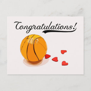 Basketball-Grattisar  Vykort