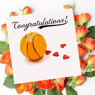 Basketball Grattiss med kärlek Kort