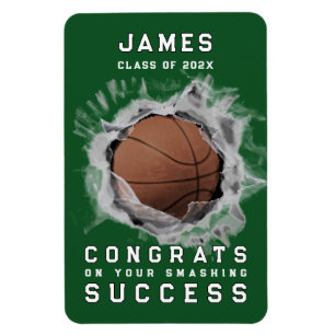 Basketball Gratulerar Magnet