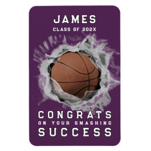 Basketball Gratulerar Magnet
