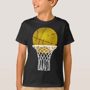 Basketball Guld Bball Trophy Sport Älskare Gift Ma T Shirt