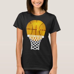 Basketball Guld Trophy Coola Graphic for Basketbal T Shirt