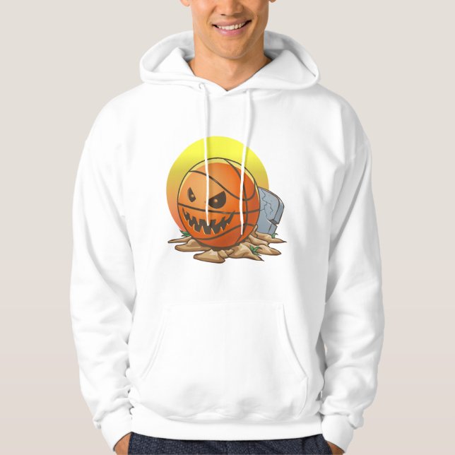 Basketball Halloween Hoodie (Framsida)