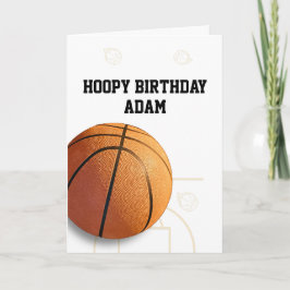 Basketball Happy Birthday Card Sports Funny Kort
