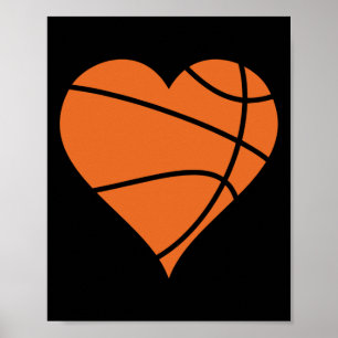 Basketball Heart 2 Poster