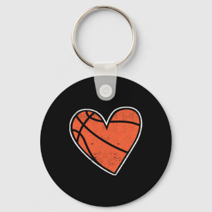 Basketball Heart Basket Boll Player Coach Fläkt Co Nyckelring