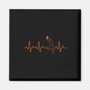 Basketball Heartashspelare Player - allt Coach Gif Magnet