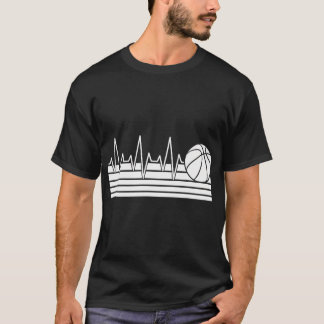 Basketball Heartslag Basketball Player Manar Women T Shirt