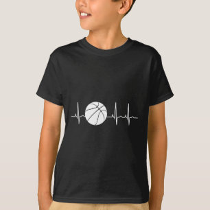 Basketball Heartslag Ekg Basketball Coach T Shirt