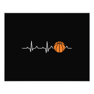 Basketball Heartslag Fototryck