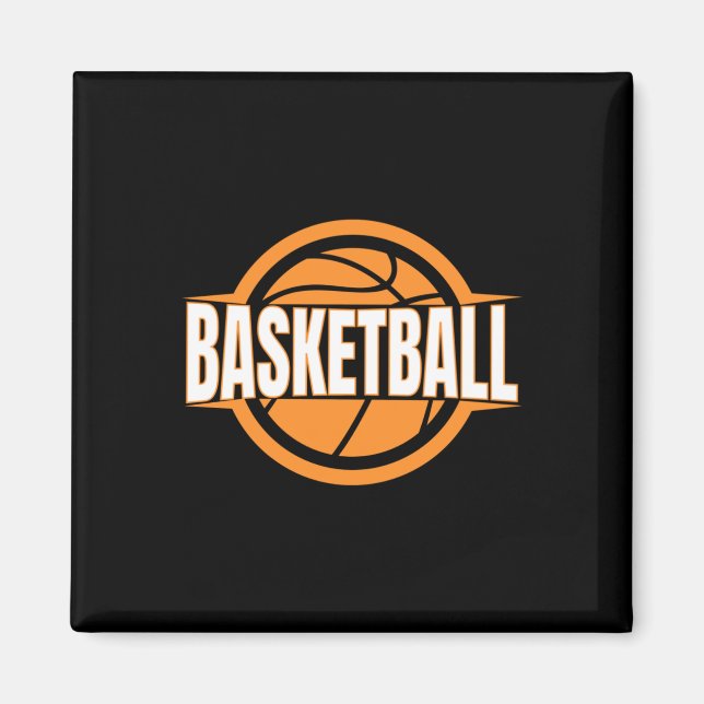 Basketball Heartslag Magnet (Framsidan)