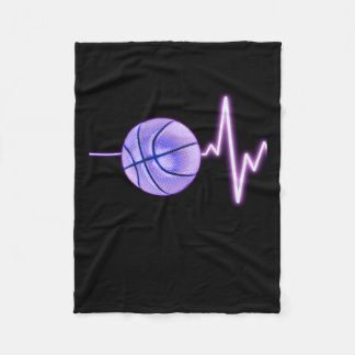 Basketball Heartslag - Nyaste Basketball Fleecefilt