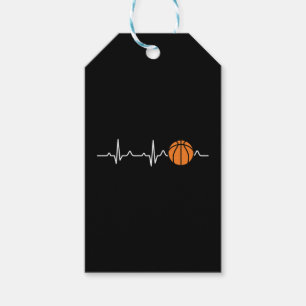 Basketball Heartslag Presentetikett