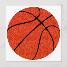 Basketball High Definition Skin Anpassningsbar Tex Inbjudningar