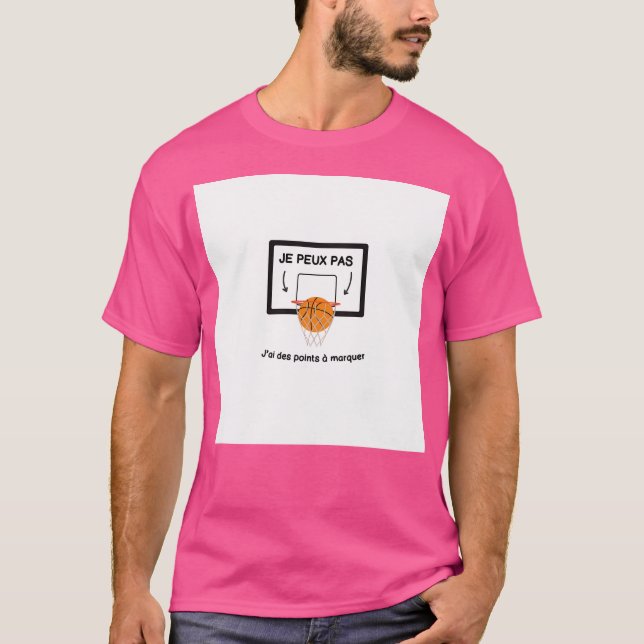Basketball Humor T Shirt (Framsida)