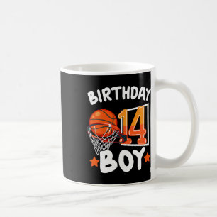 Basketball Im 14 år gammal 14:e födelsedagspojken Kaffemugg