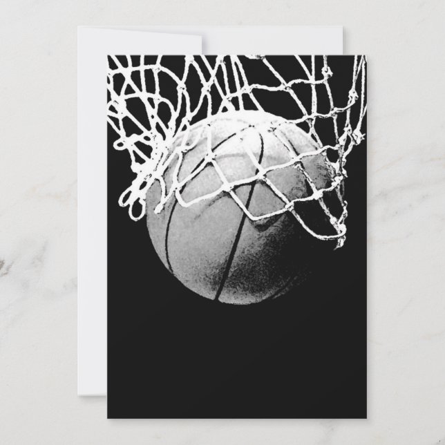 Basketball Inbjudan - Basketballinbjudan (Framsida)