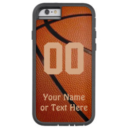 Basketball iphone case, ditt namn, nummer