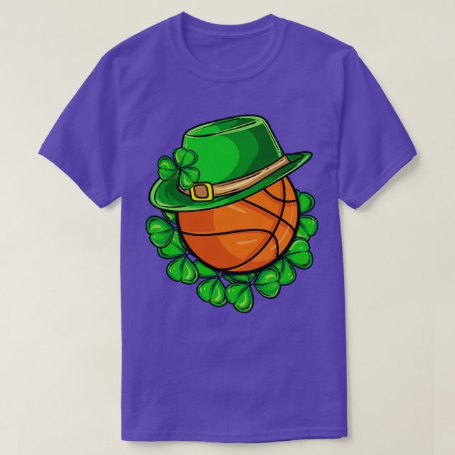 Basketball Irish St patricks day T Shirt (Design framsida)