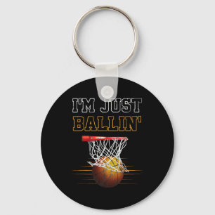 Basketball Jag är bara Ballins tränare Prou Nyckelring