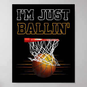 Basketball Jag är bara Ballins tränare Prou Poster