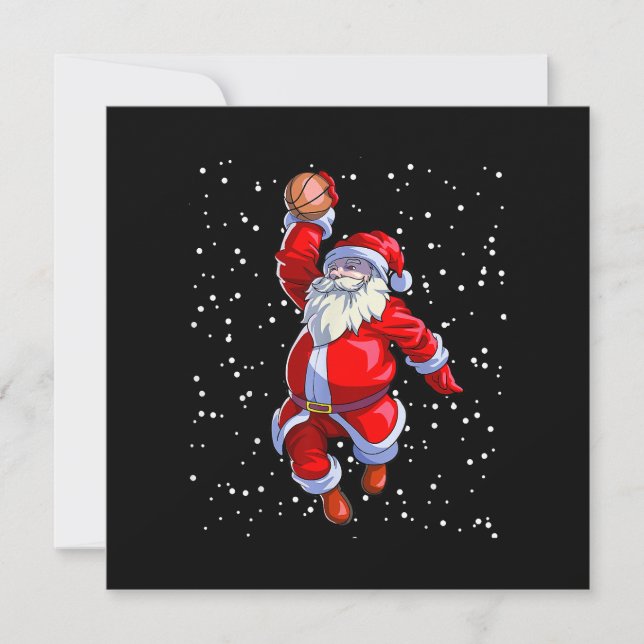 Basketball jul Shirt Manar Boys Basketball San Spara Datumet (Framsida)