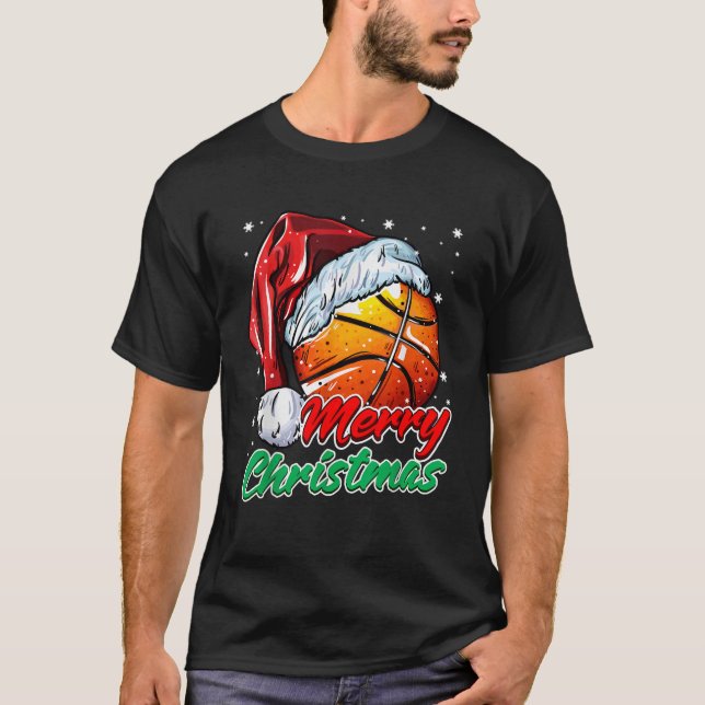 Basketball jul T Shirt (Framsida)
