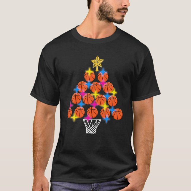 Basketball Julgran | Idrottsdesign | Manar Wo T Shirt (Framsida)