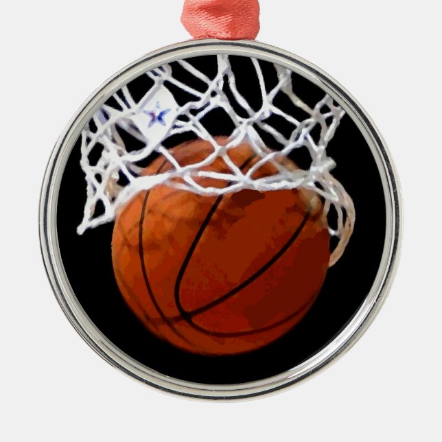 Basketball Julgran Ornament (Framsidan)