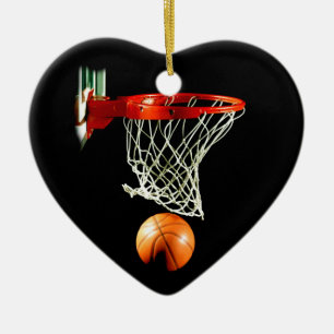 Basketball Julgran Ornaments Julgransprydnad Keramik