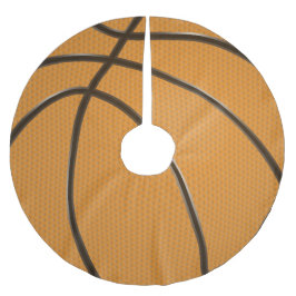 Basketball Julgran Skirt Julgransmatta Borstad Polyester