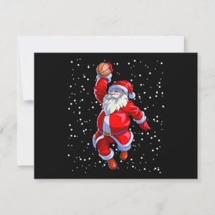 Basketball julskjorta män pojkar Basketball San Julkort