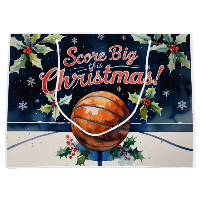 Basketball-jultema för spelaren (Framsidan)