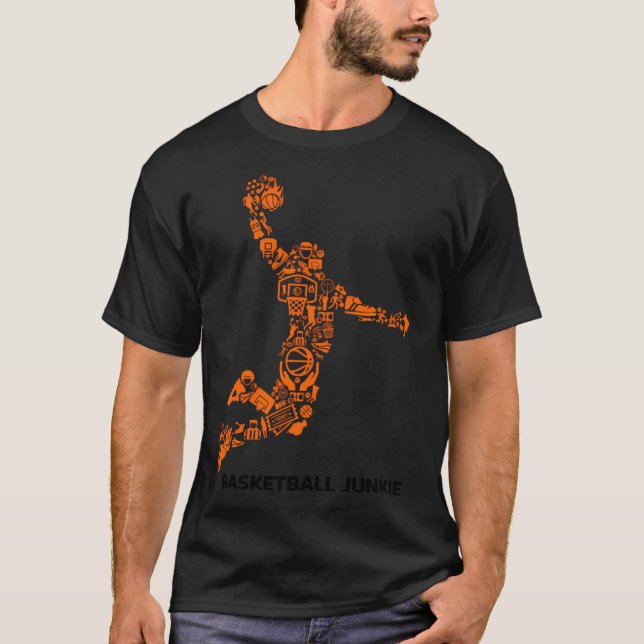 Basketball Junkie T Shirt (Framsida)