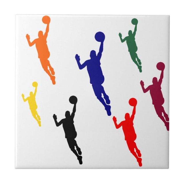 BASKETBALL KAKELPLATTA (Framsidan)