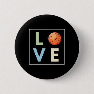 Basketball Kärlek Knapp