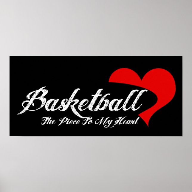 Basketball Kärlek Poster (Framsidan)
