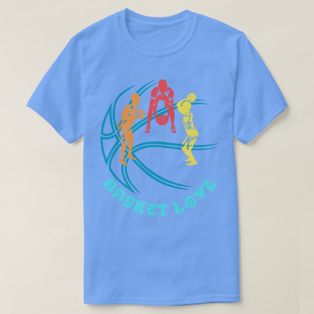 Basketball Kärlek T Shirt (Design framsida)