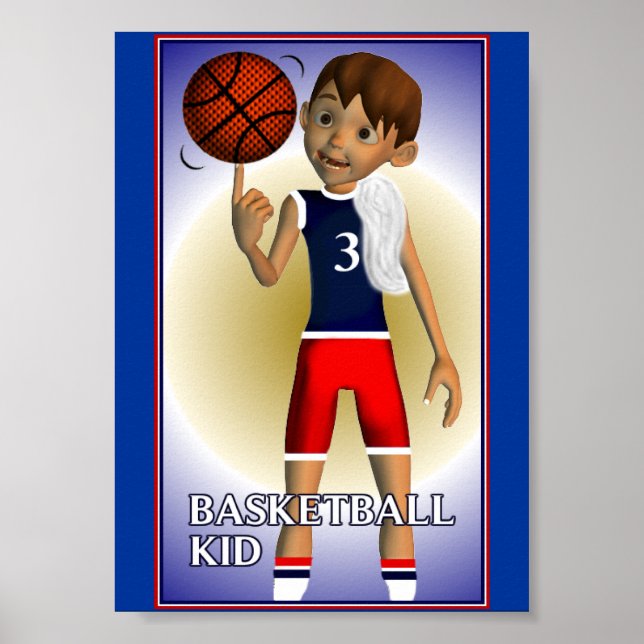 Basketball Kid Poster (Framsidan)