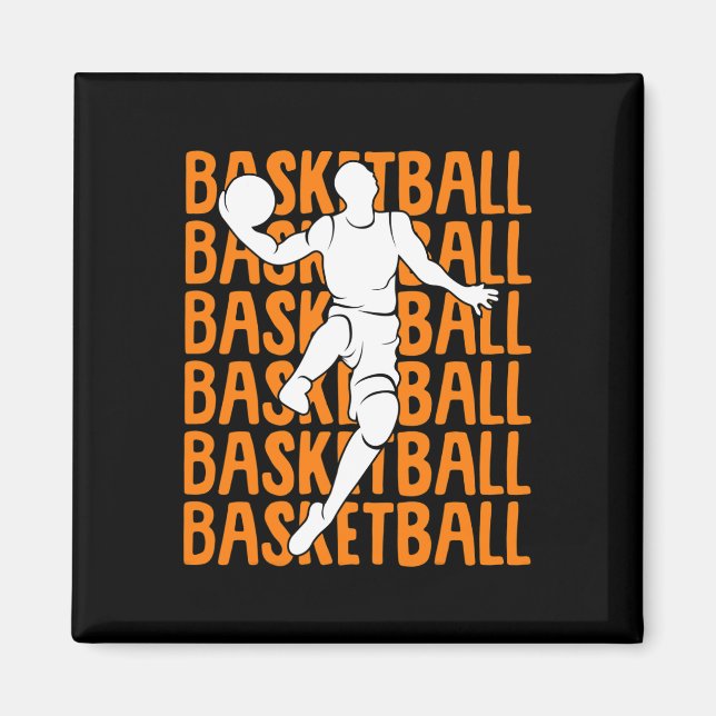 Basketball Kids Boys Manar 1 Magnet (Framsidan)