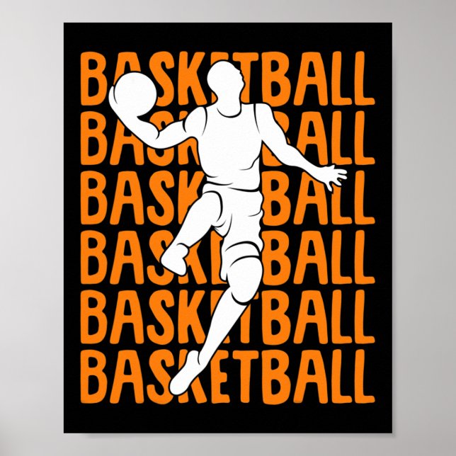 Basketball Kids Boys Manar 1 Poster (Framsidan)