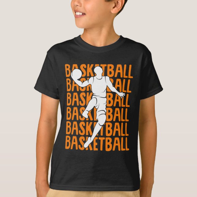 Basketball Kids Boys Manar 1 T Shirt (Framsida)