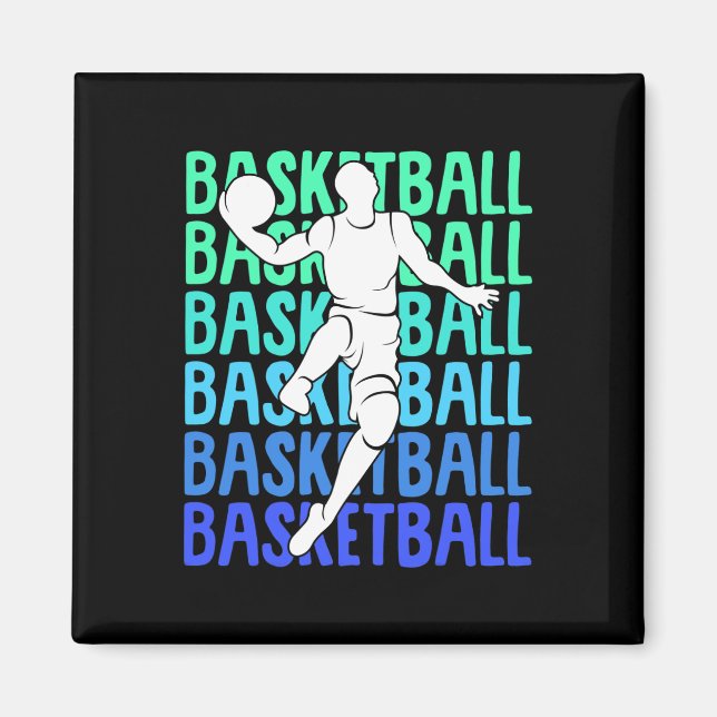 Basketball Kids Boys Manar 2 Magnet (Framsidan)