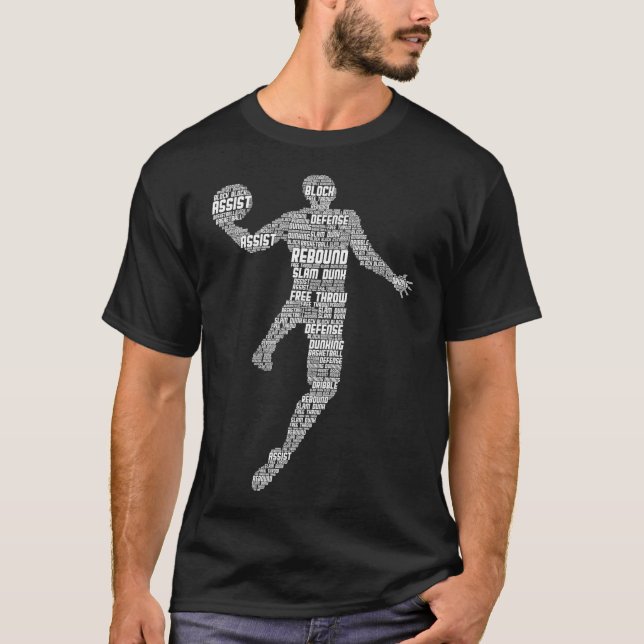 Basketball Kids Boys Manar T Shirt (Framsida)