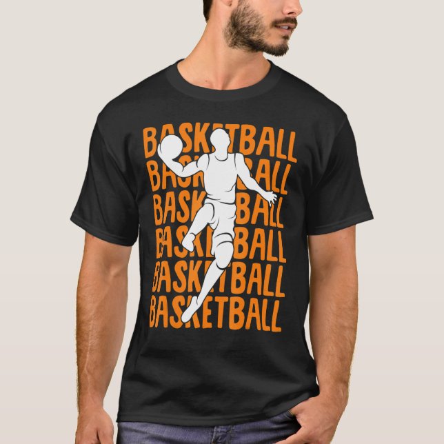 Basketball Kids Boys Manar T Shirt (Framsida)
