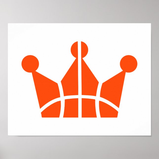 Basketball krona poster (Framsidan)