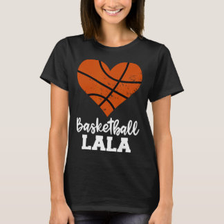 Basketball La Roligt Basketball Heart Grandma La L T Shirt