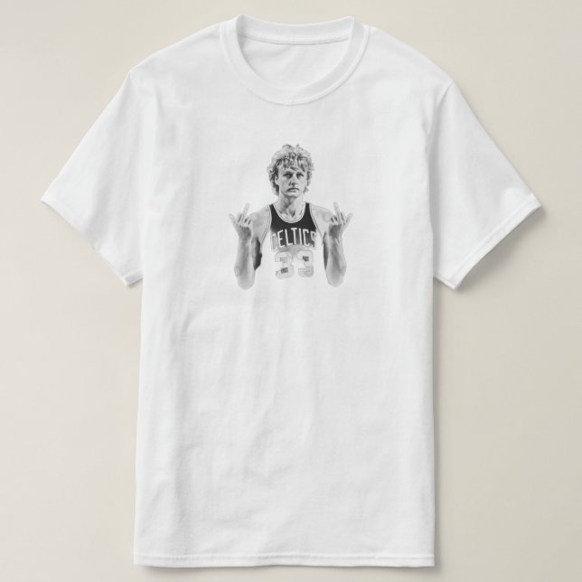 Basketball Larry Bird T-shirt  (Design framsida)