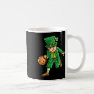 Basketball Leprechaun St patricks day Boys Kids Me Kaffemugg