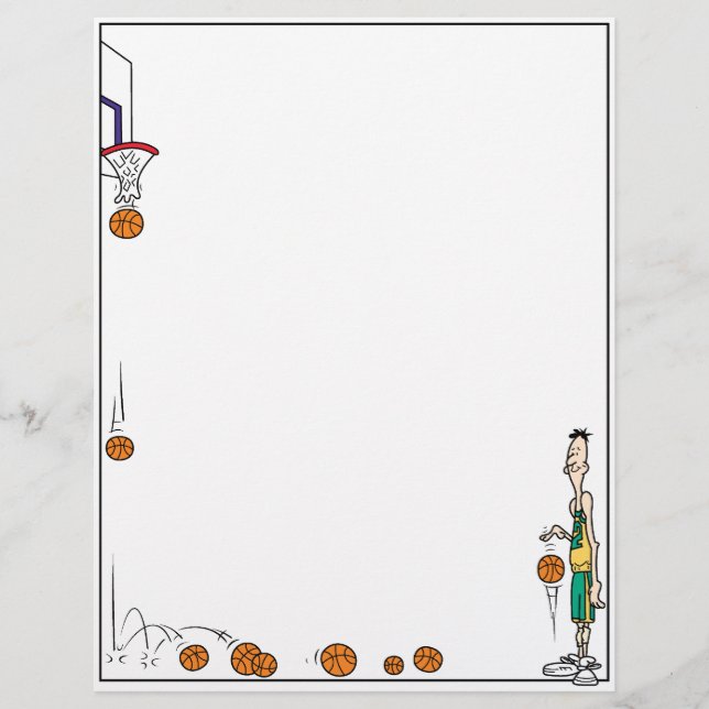 Basketball Letterhead (Framsida)